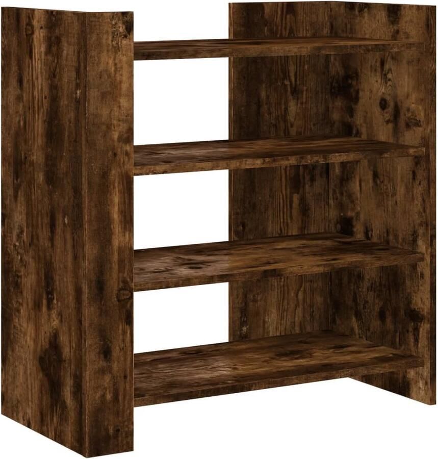 VidaXL Dressoir 73 5x35x75 cm bewerkt hout gerookt eikenkleurig