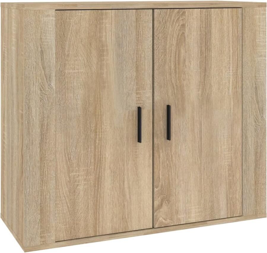 VidaXL Dressoir 80x33x70 cm Sonoma Eiken Dressoir Houten Dressoir Sonoma Eiken Dressoir Salontafel Tv Tafel