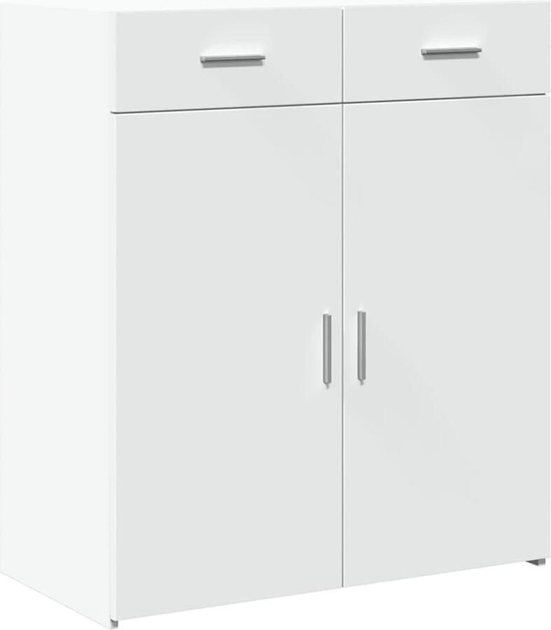 VidaXL Dressoir 80x42 5x93 cm bewerkt hout wit