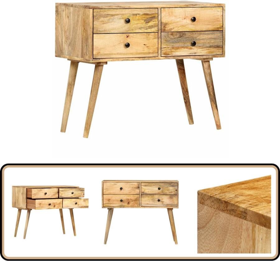 VidaXL -Dressoir-85x40x71-cm-massief-mangohout