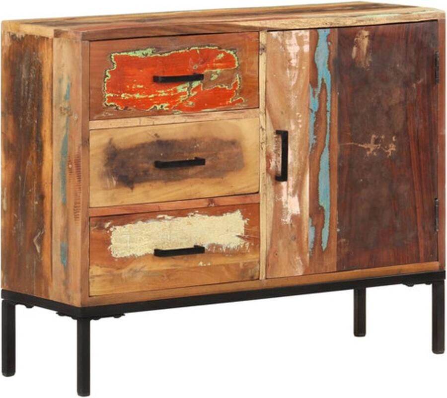 VidaXL -Dressoir-88x30x73-cm-massief-gerecycled-hout - Foto 2