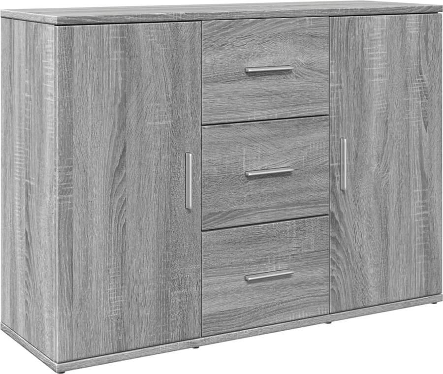 VidaXL Dressoir Grijs Sonoma Eiken 90 5x29 5x65 cm Dressoir Opbergkast Houten Dressoir Compact Dressoir Grijze Dressoir