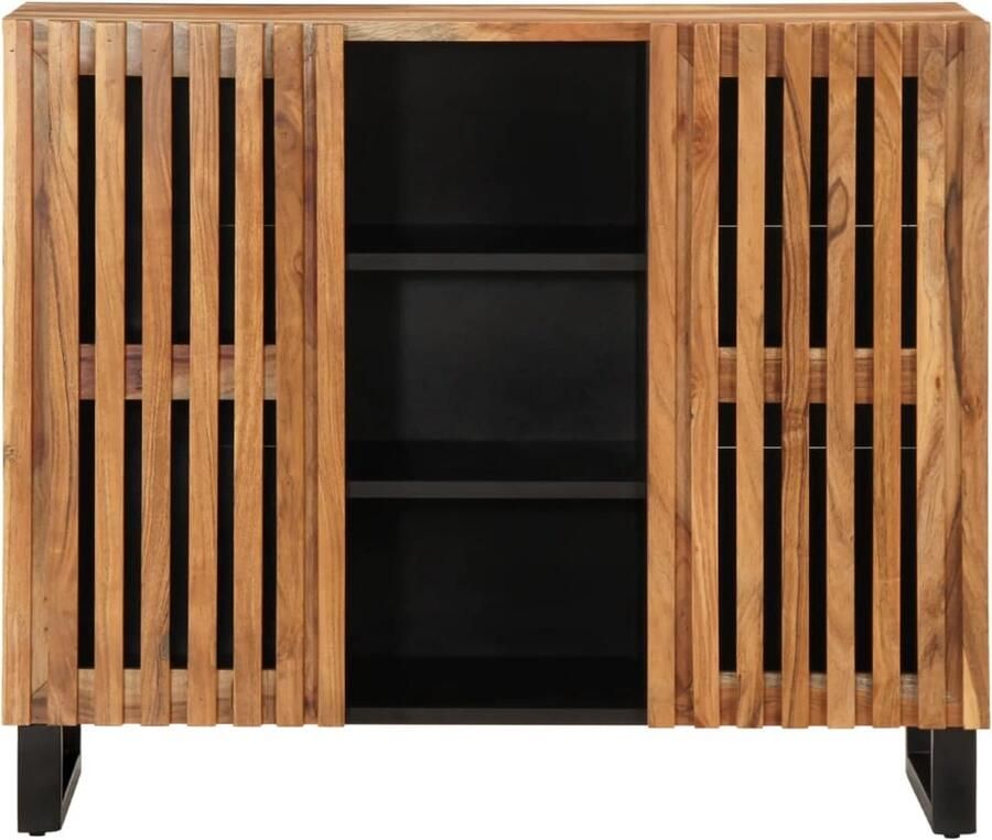 VidaXL Dressoir 90x34x75 cm massief acaciahout