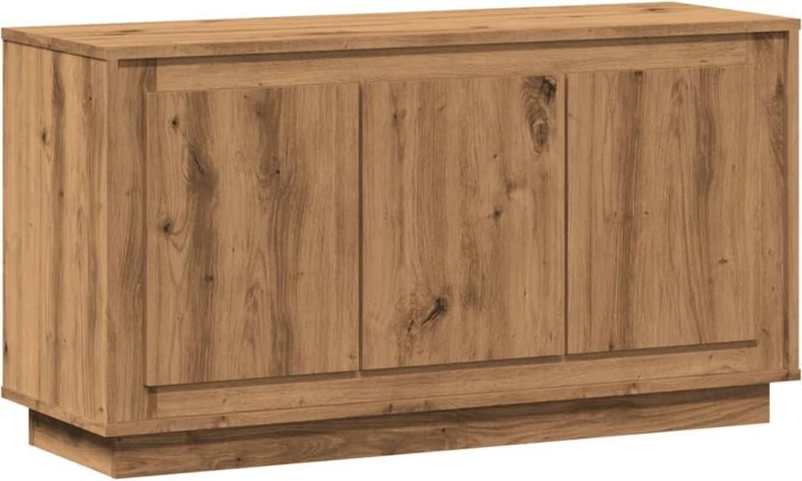 VidaXL Dressoir 102x35x55 cm bewerkt hout artisanaal eikenkleurig
