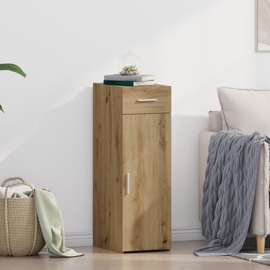 VidaXL Sideboard Ambachtelijk eiken Geengineerd hout 30 x 42 5 x 93 5 cm