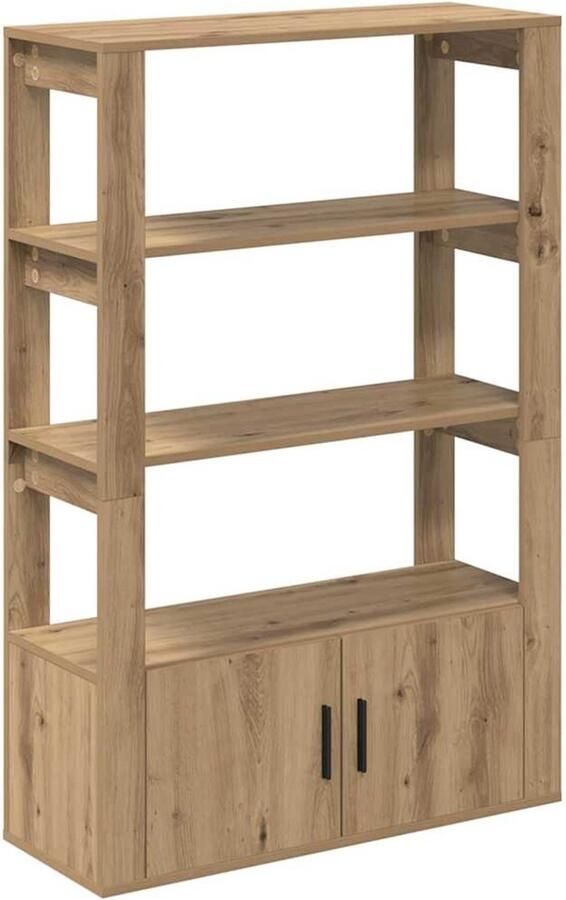 VidaXL Dressoir artisanaal eikenkleurig 30 x 80 x 119 5 cm