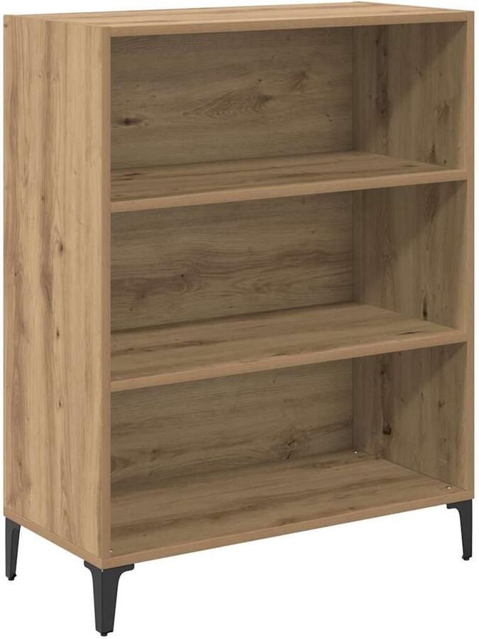 VidaXL Dressoir artisanaal eikenkleurig 32 5 x 69 5 x 90 cm