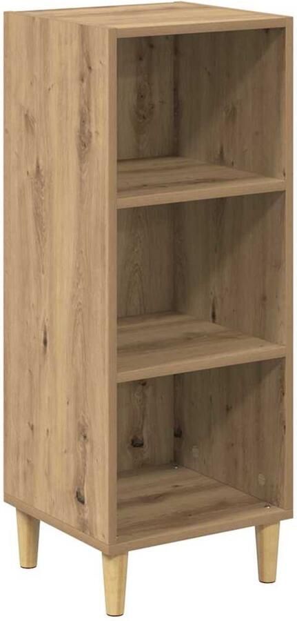 VidaXL Dressoir artisanaal eikenkleurig 32.5 x 34.5 x 90 cm