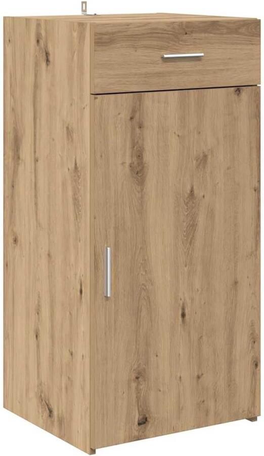 VidaXL Dressoir artisanaal eikenkleurig 42 5 x 40 x 93 cm Bewerkt hout