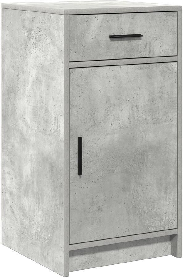 VidaXL Zij meubels Beton grijs Bewerkt hout 40 x 41 x 75 cm Zij meubels - Foto 2