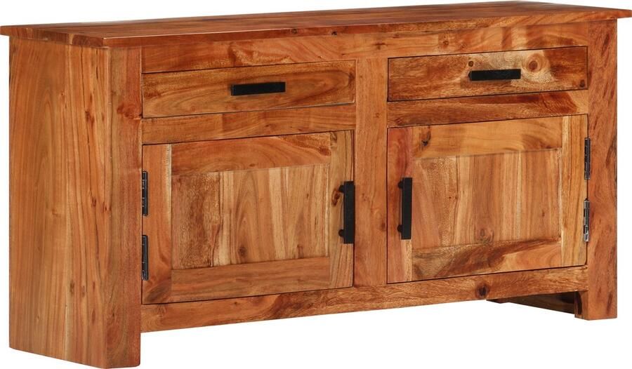 VidaXL Dressoir Natuurlijk Hout 100 x 30 x 50 cm Massief hout