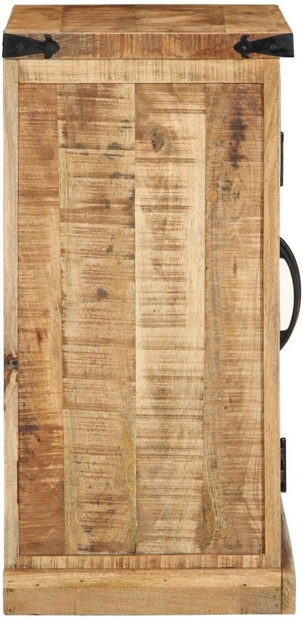 VidaXL Sideboard 55x35x70 cm Massief Houten Rauwe Mango