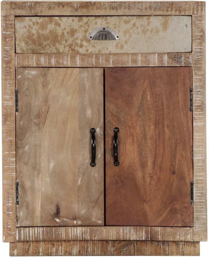 VidaXL Dressoir Dressoirs Houten Dressoir Bijzetkast Dressoir 60x30x75 cm massief mangohout - Foto 2