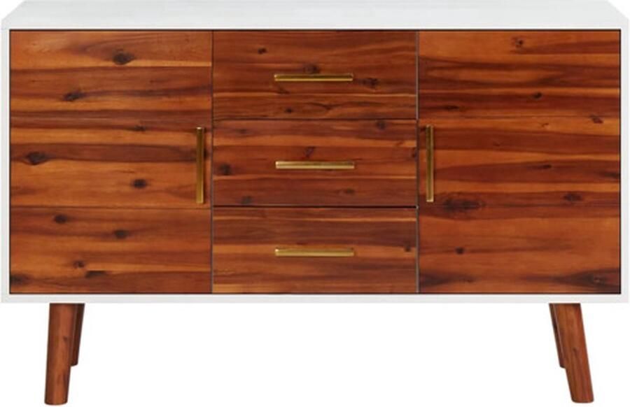 VidaXL Dressoir Dressoirs Kast Kasten Dressoir 110x35x70 cm massief acaciahout en MDF