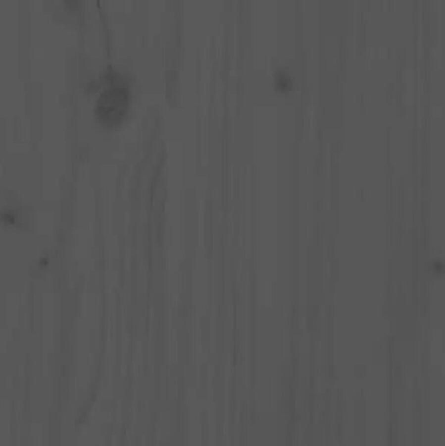 VidaXL Dressoir 60x35x80 cm massief grenenhout grijs Dressoir Houten Dressoir Grenenhouten Dressoir Vintage Dressoir Landelijk Dressoir