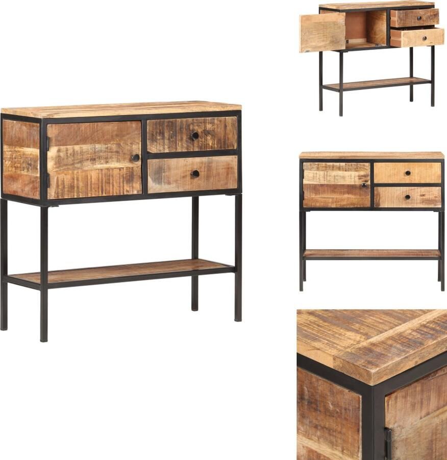 VidaXL Houten Dressoir 85 x 30 x 80 cm Industriële uitstraling Keukenkast