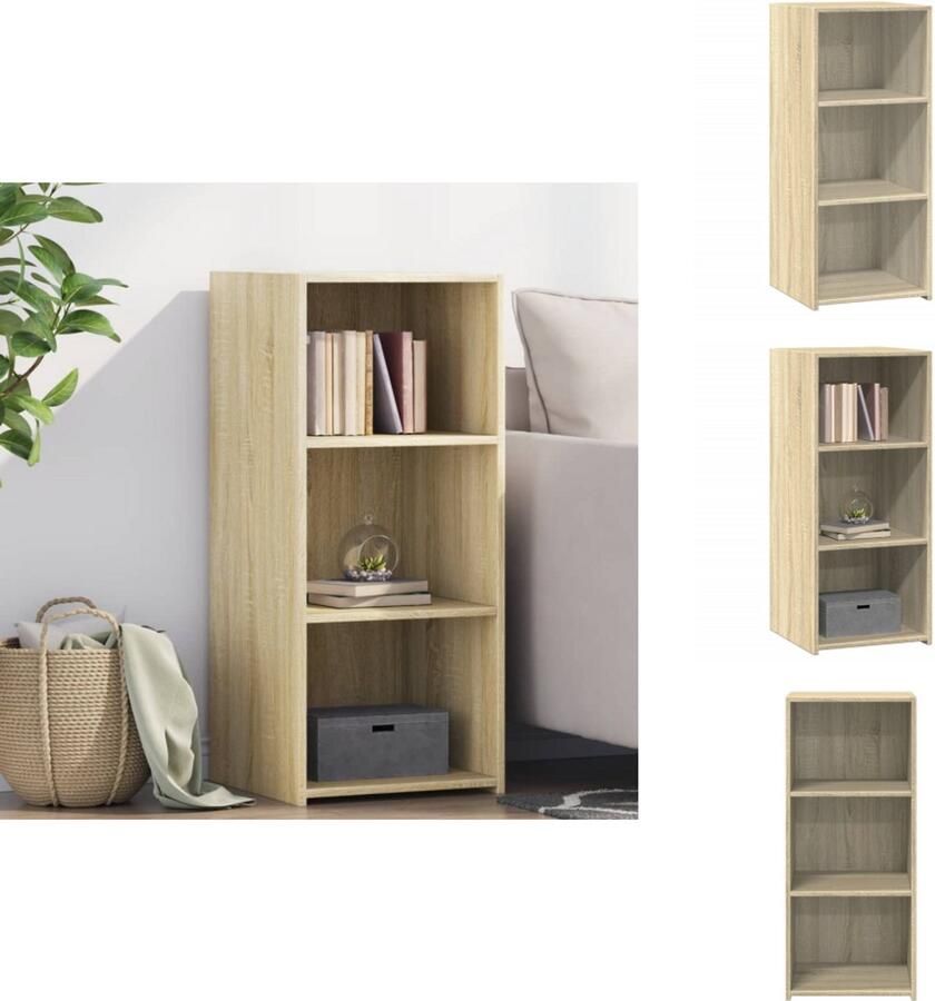 VidaXL Dressoir Dressoirs Kast Wandkast Dressoir 40x41x93 cm bewerkt hout sonoma eikenkleurig