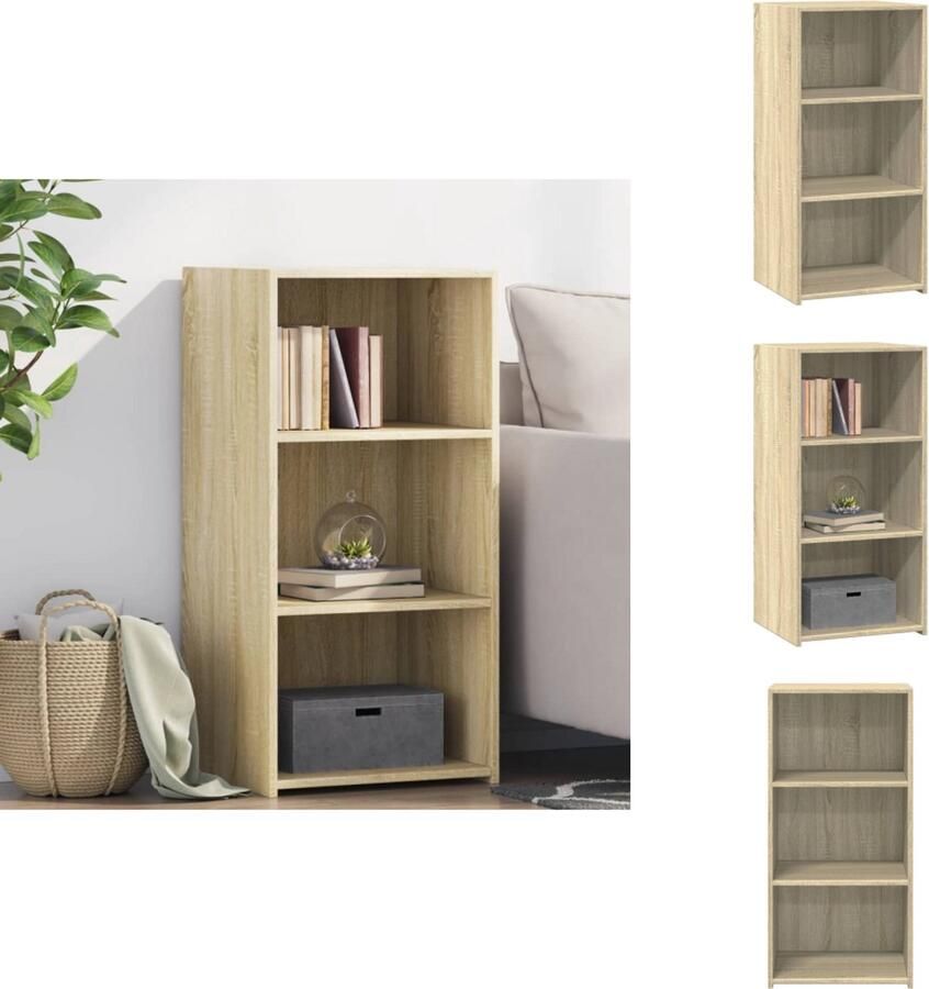 VidaXL Dressoir Dressoirs Kast Wandkast Dressoir 45x41x93 cm bewerkt hout sonoma eikenkleurig