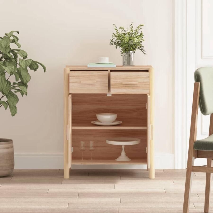 VidaXL Dressoir Dressoirs Kast Wandkast Dressoir 62x38x75 cm bewerkt hout