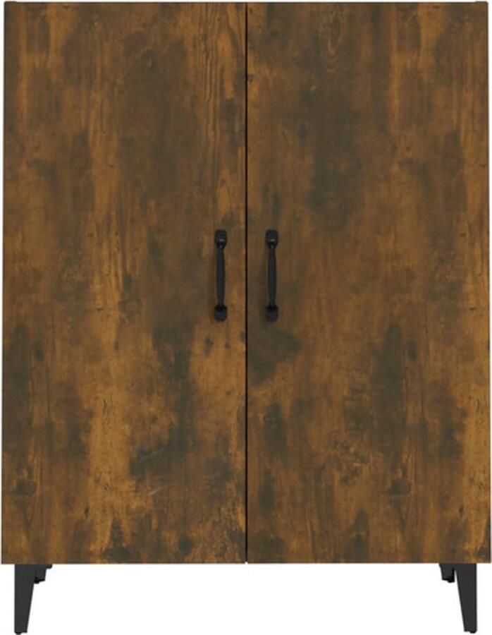 VidaXL Dressoir Dressoirs Kast Wandkast Dressoir 70x34x90 cm bewerkt hout gerookt eikenkleurig