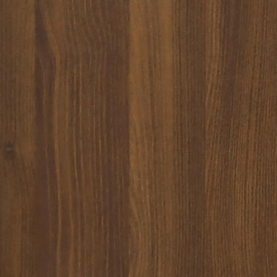 VidaXL Dressoir Dressoirs Kast Wandkast Dressoir 80x33x70 cm bewerkt hout bruineikenkleurig