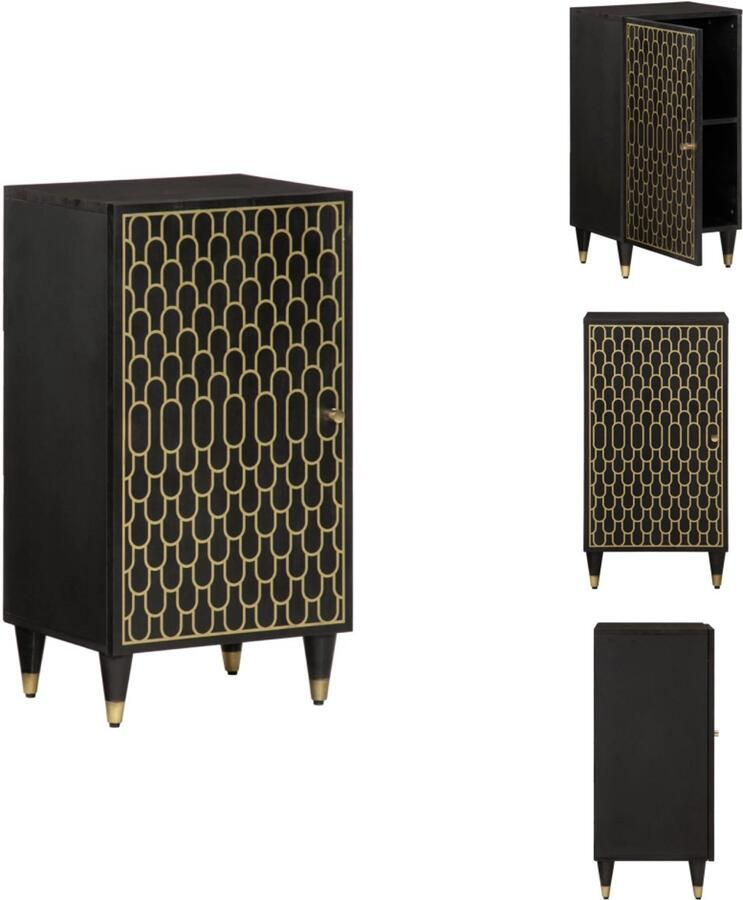 VidaXL Dressoir Dressoirs Opbergkast Wandkast Bijzetkast 40x33x75 cm massief mangohout