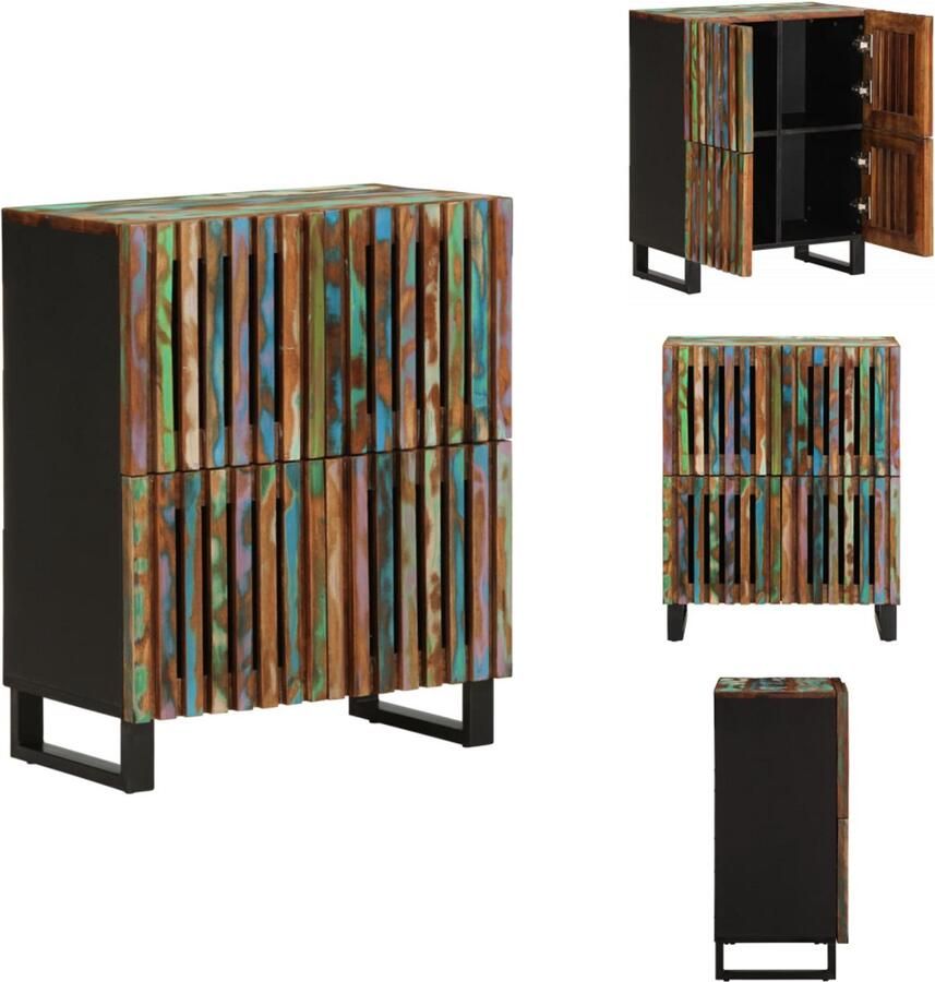 VidaXL Dressoir Dressoirs Opbergkast Wandkast Dressoir 60x34x75 cm massief acaciahout