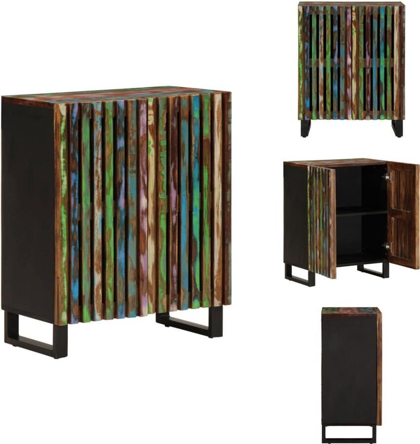 VidaXL Dressoir Dressoirs Opbergkast Wandkast Dressoir 60x34x75 cm massief acaciahout