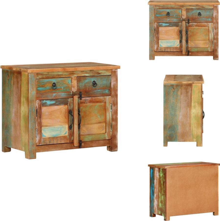 VidaXL Dressoir Dressoirs Opbergkast Wandkast -Dressoir-68x35x55-cm-massief-gerecycled-hout