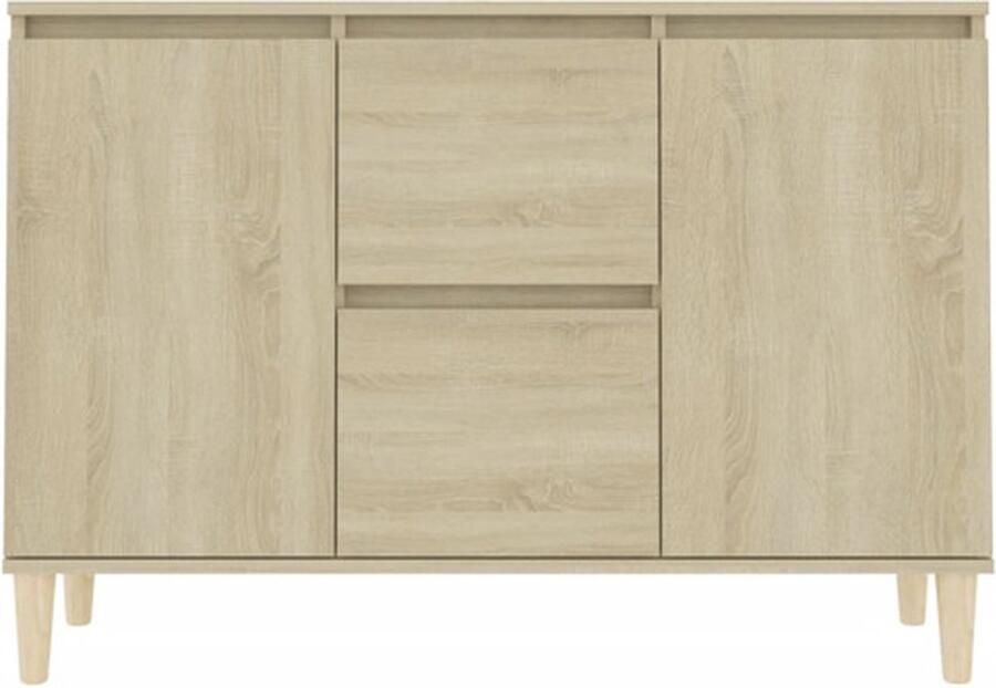 VidaXL Dressoir Dressoirs Zijkast Dressoir 103-5x35x70 cm spaanplaat sonoma eikenkleurig