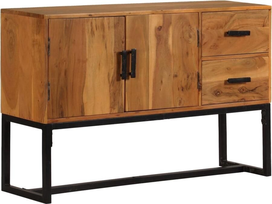 VidaXL Dressoir Dressoirs Zijkast Zijkasten Dressoir 110x30x70 cm massief acaciahout bruin