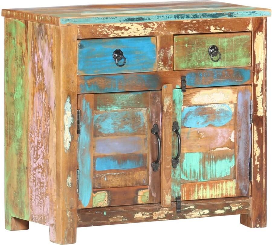VidaXL Dressoir Dressoirs Zijkast Zijkasten Dressoir 70x35x65 cm massief gerecycled hout