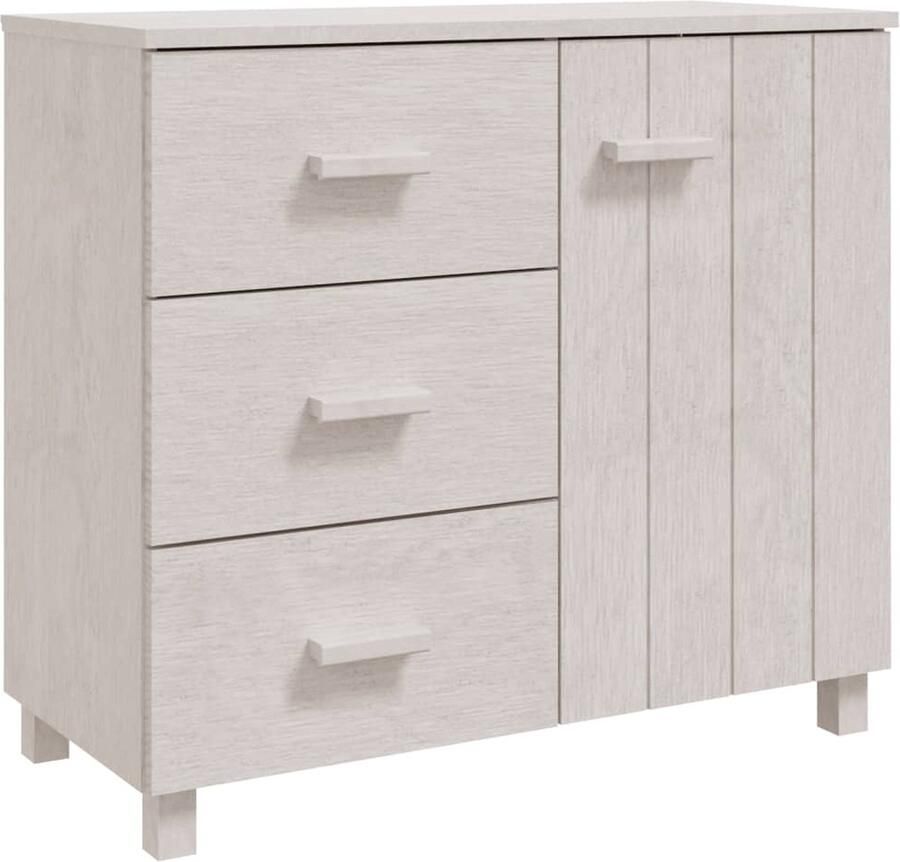 VidaXL Dressoir HAMAR Wit 90x40x80 cm Dressoir Meubels Salontafel Tv Tafel Livingroom Furniture - Foto 2