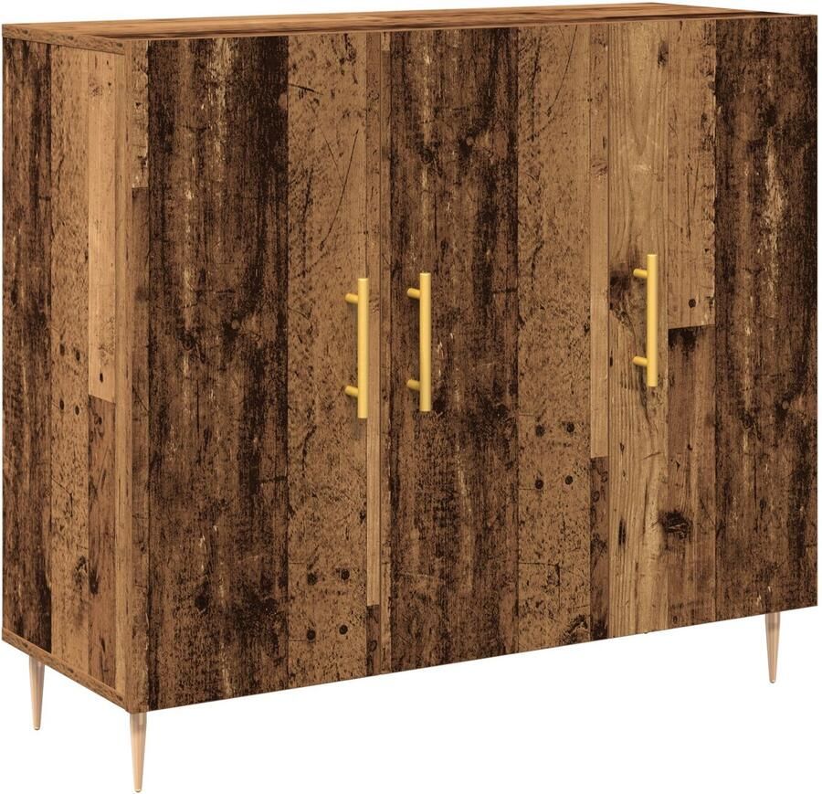 VidaXL Dressoir in Oud Hout 90x34x80 cm Gemaakt van Gerecycled Hout - Foto 2