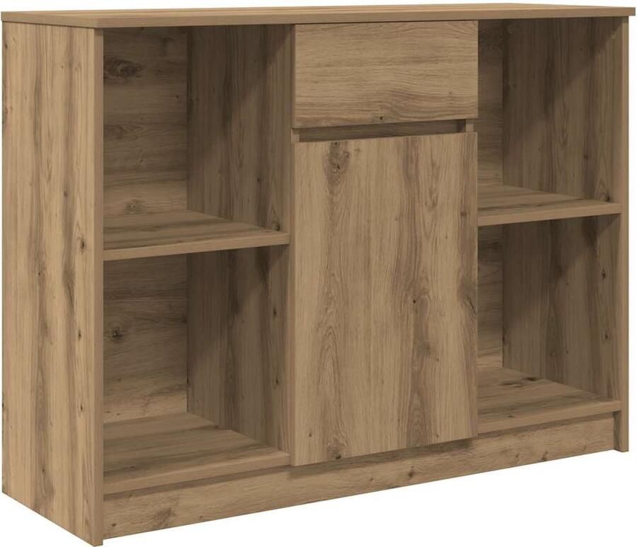 VidaXL Dressoir lade 101x35x76 cm spaanplaat artisanaal eikenkleurig