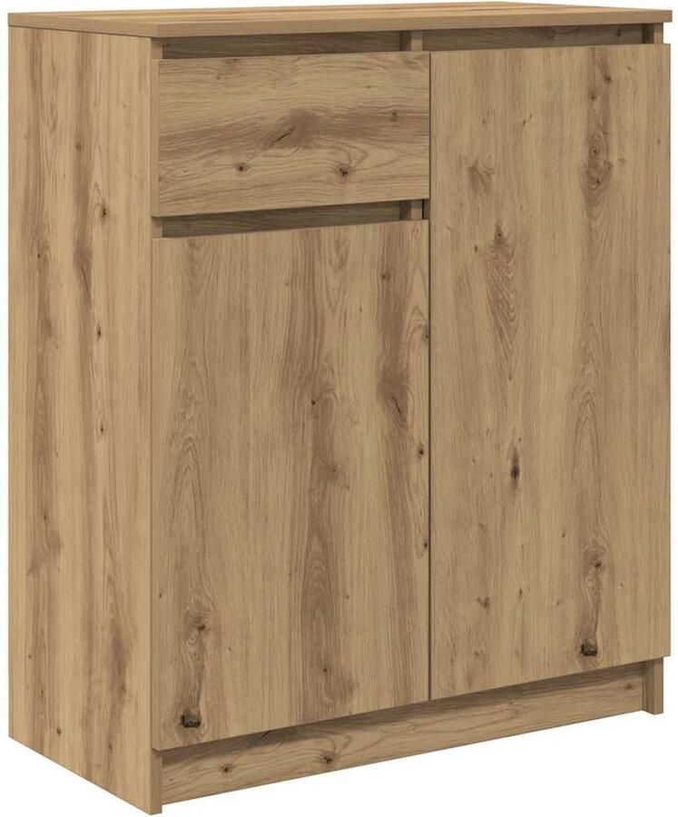 VidaXL Dressoir lade 71x35x84 cm spaanplaat artisanaal eikenkleurig