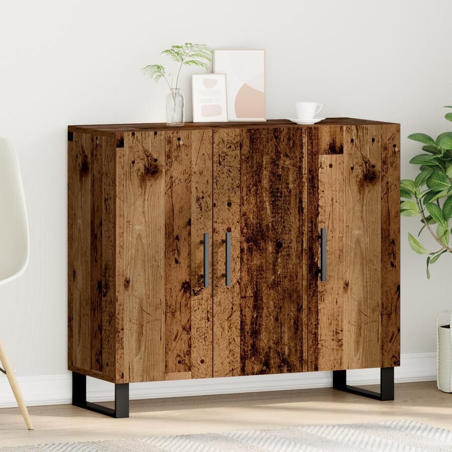 VidaXL Dressoir Oude hout Gerecycled hout Middelgroot Rustiek dressoir