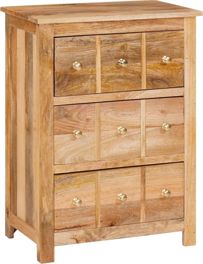 VidaXL Buffets & Sideboards Bruin 55 x 35 x 75 cm Massief mango hout