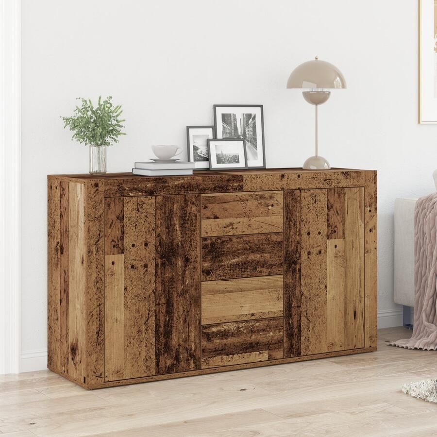 VidaXL Dressoir Oud Hout Massief Gerecycled Hout 120 x 36 x 69 cm