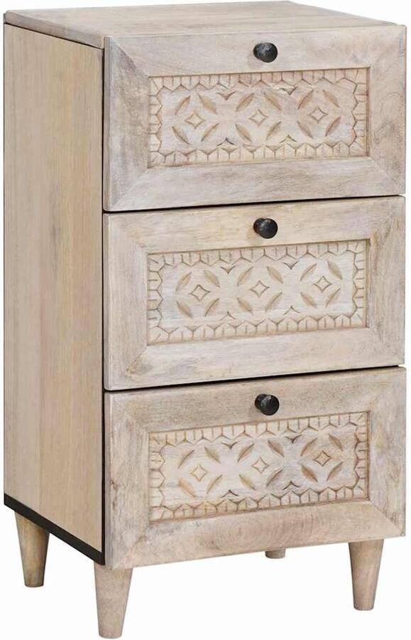 VidaXL Dressoir met lade Wit 33 5 x 40 x 75 cm