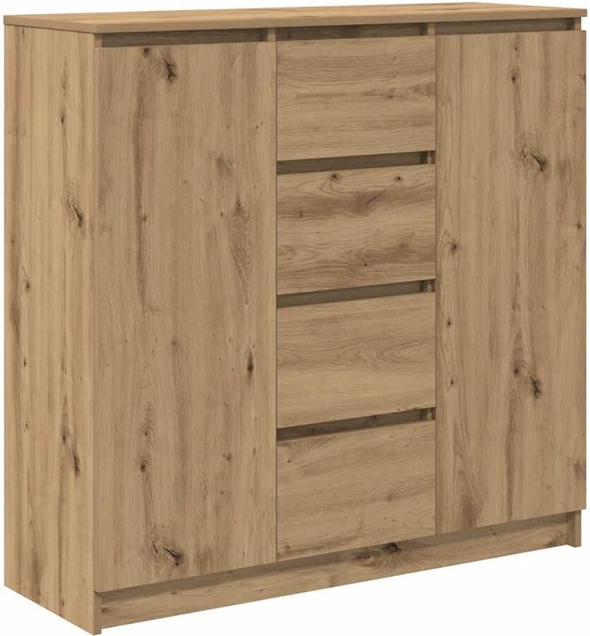 VidaXL Dressoir met lades 100 5x35x98 5 cm spaanplaat artisanaal