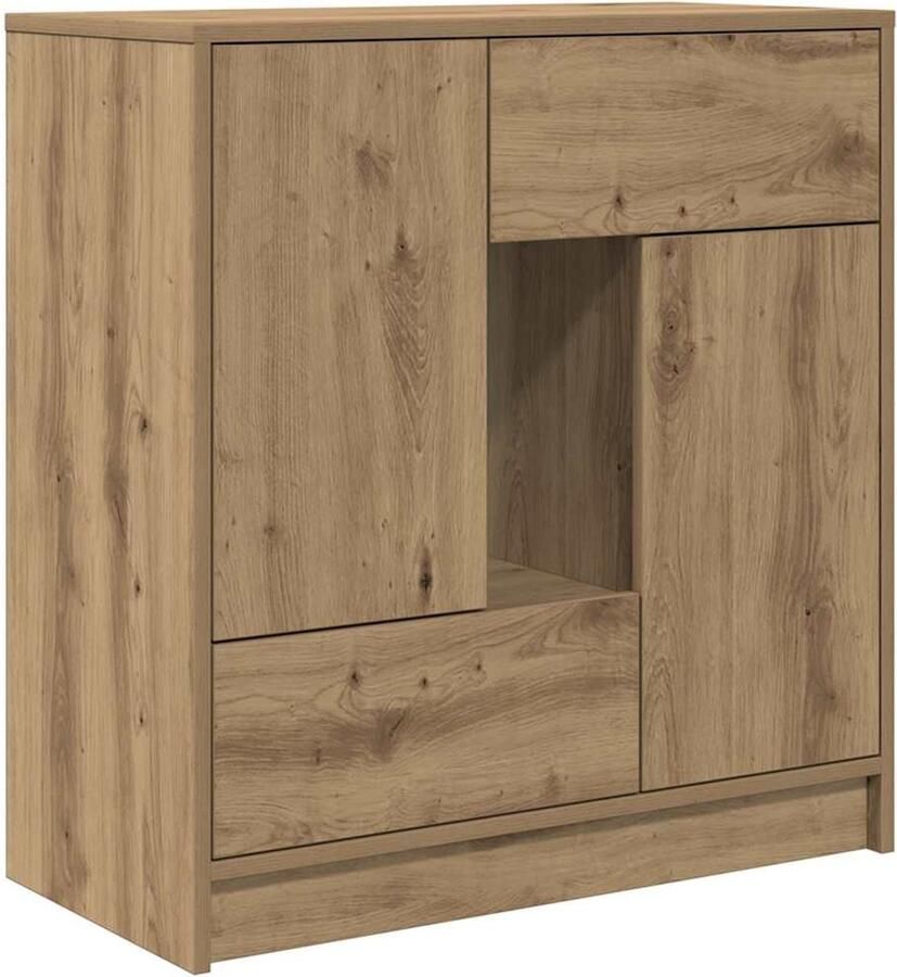 VidaXL Dressoir met lades en deuren 70 5x34x74 5 cm ambachtelijk
