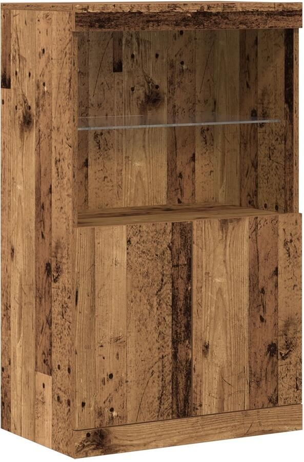 VidaXL Sideboard Oude hout Massief gerecycled hout Middelgroot - Foto 2