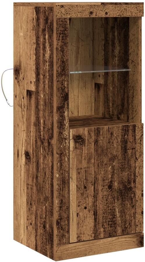 VidaXL Sideboard Oud hout Massief gerecycled hout Medium Planken - Foto 2