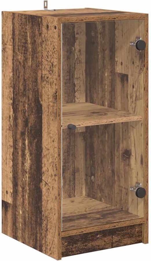 VidaXL Dressoir Oud hout 35 x 37 x 76 cm Bewerkt hout