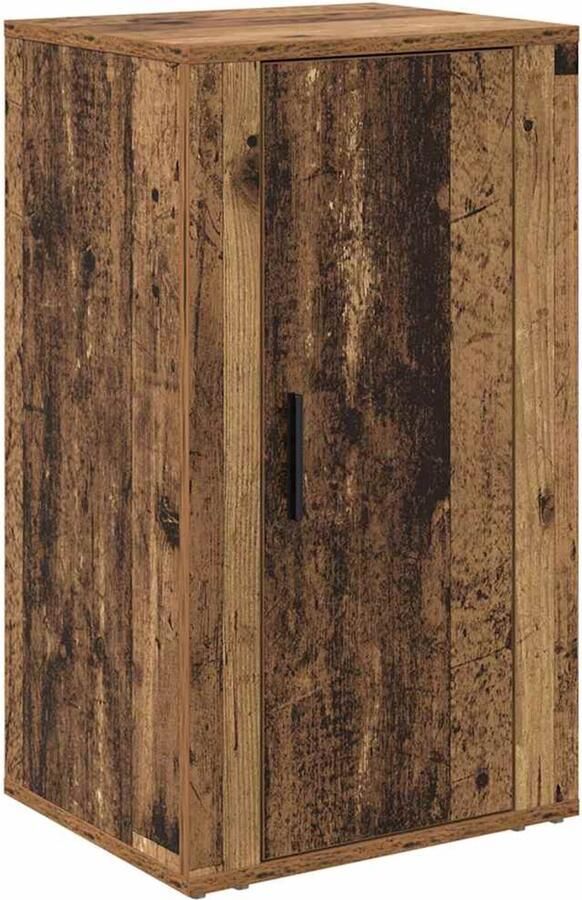 VidaXL Dressoir Oud hout 40 x 33 x 70 cm Bewerkt hout