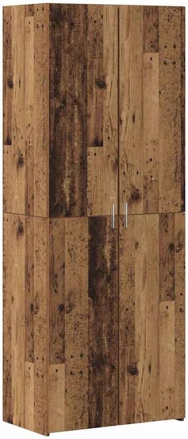 VidaXL Dressoir Oude Hout 70x42.5x185 cm Bewerkt Hout