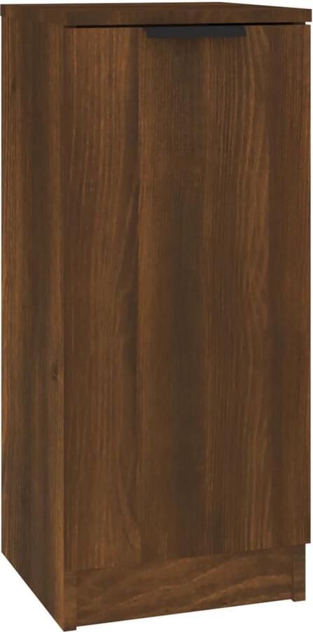 VidaXL Dressoir Set Bruineiken Stijlvol & Functioneel Minimalistische Dressoirs Houten Dressoirs Bruine Dressoirs Keukenmeubilair Opbergkasten