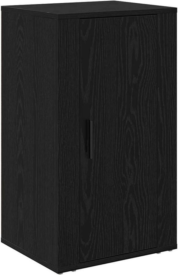 VidaXL Dressoir Zwart eiken 40 x 33 x 70 cm Bewerkt hout