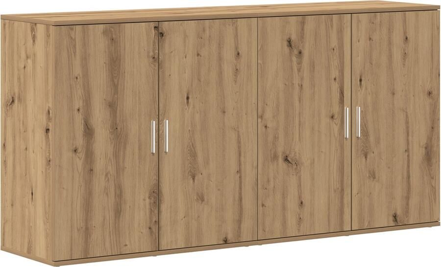 VidaXL Dressoirs 2 stuks Artisan Eiken 79x38x80 cm Engineered Wood